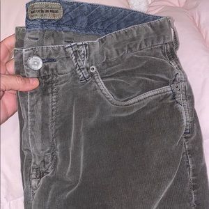 Tommy Bahamas corduroy pants olive greenish 33/32